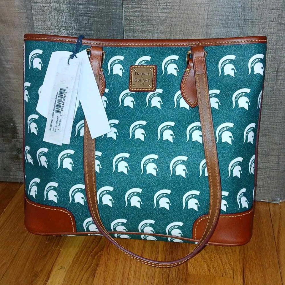 Dooney & Bourke Michigan State University shoulder purse bag new with tags